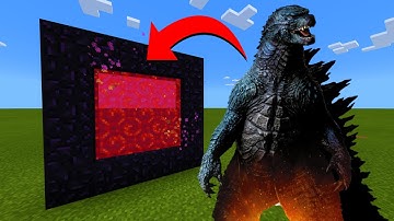 How To Make A Portal To The NEW Godzilla Dimension in Minecraft!