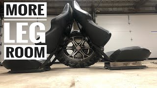 cfmoto DIY seat mod | more leg room