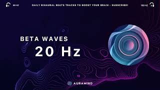 Clear Thinking – 20Hz Beta Binaural Beats for Structured Mental Output