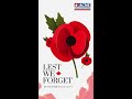 Remembrance Day Canada, November 11