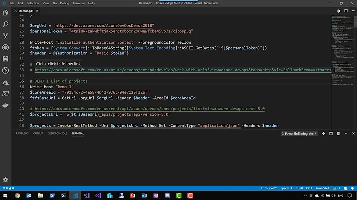 How to use the Azure DevOps REST API with PowerShell