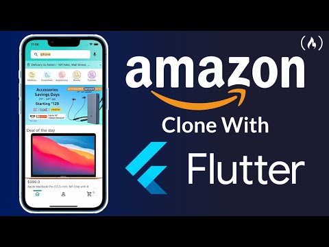 Flutter Mobile App + Node.js Back End Tutorial – Code an Amazon Clone [Full Course]