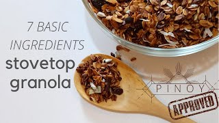 Easy Stovetop Granola Tutorial (No Oven Required)
