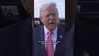 Trump blames Democrats for wanting OPEN BORDERS as a reason why HOUSE GOP rejected Senate DHS bill