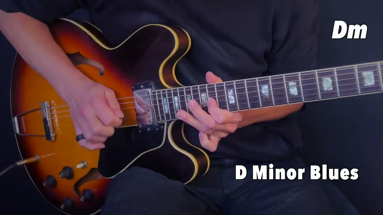 D Minor Pentatonic Guitar Solo | Clean Tone Blues Licks 🎸 - YouTube