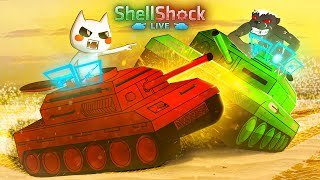 ЭТО ВООБЩЕ ЧТО ТАКОЕ? ЭПИЧНАЯ БИТВА ТАНКОВ В SHELLSHOCK