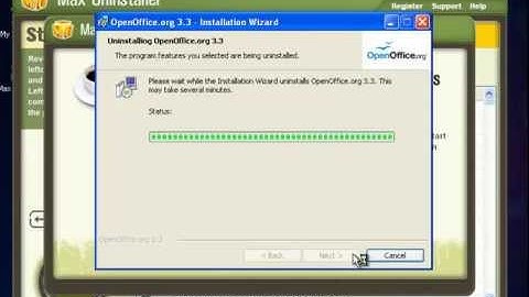 Uninstall OpenOffice From Computer -- Remove OpenOffice Completely and Easily With Max Uninstaller