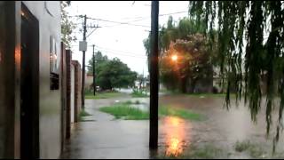 Barrio Piquete (Santa fe) bajo agua.