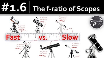 Astro Tutorial #1.6: THE F-RATIO    "fast" vs "slow" scopes - V2.0 enhanced audio quality