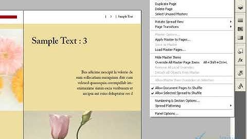 Adobe Indesign Tutorial in Tamil | Master Pages | Covai Babu
