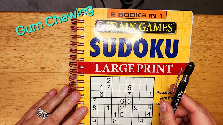 ASMR Gum Chewing (Sudoku Puzzle Game) 🤓🤯