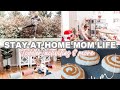 STAY AT HOME MOM ROUTINE| INDOOR TODDLER ACTIVITIES, WORKOUT, CLEAN & PANCAKES| Tres Chic Mama