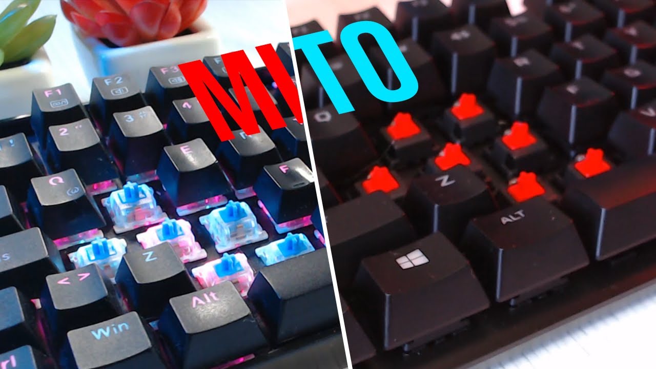 REALMENTE SON MEJORES los SWITCHES RED para GAMING?🔼 