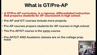 2021 2022 Course Selection Powerpoint GT and Pre AP