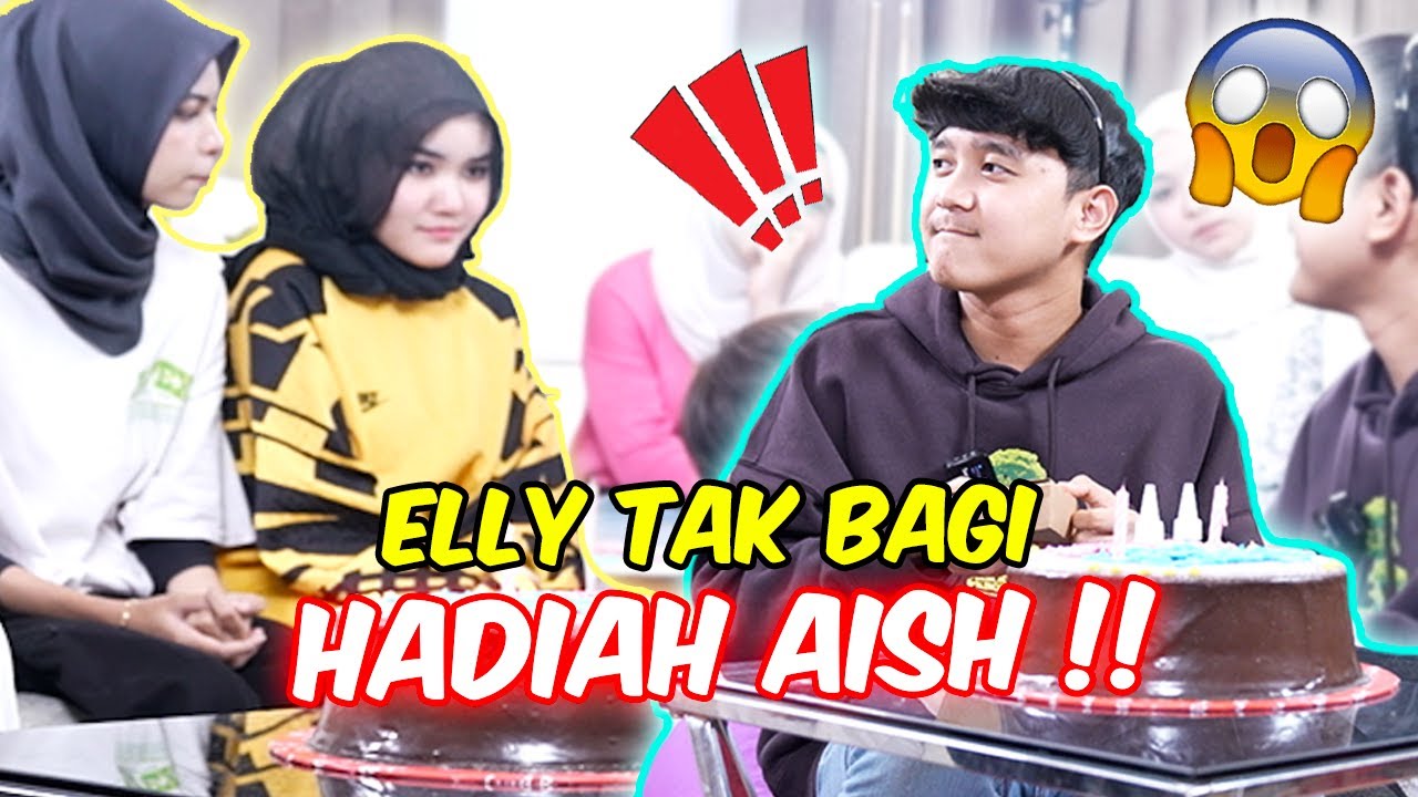 ELLY TAK BAGI HADIAH AISH HAPPY BIRTHDAY AISH PERTAMA DI TEAM elly-tak-bagi-hadiah-aish-happy-birthday-aish-pertama-di-team