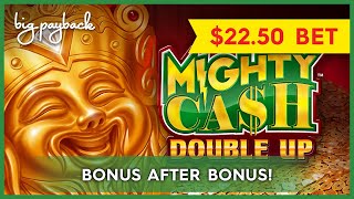 BONUS AFTER BONUS! Mighty Cash Endless Diamonds Slot - $22.50/SPIN BONUSES!