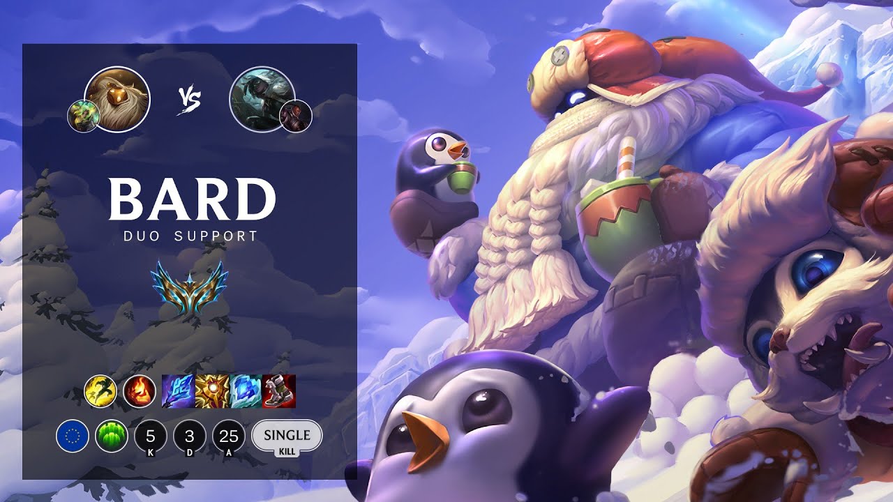 Bard Support vs Senna - EUW Challenger Patch 12.12