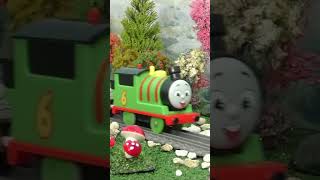 Scruffey and the Troublesome Trucks make Percy into a Runaway Train 😈 #shorts