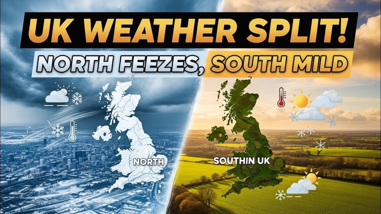 UK Weather Split: Why the South Stays Mild While the North Freezes! ❄️🌡️ (February 2026 Update)