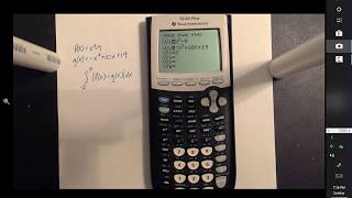 Area Between Two Curves Evaluation on the TI-84