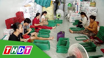 Cần Thơ: Làng nghề đan lưới thơm rơm vào mùa nước nổi | THDT