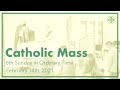 Slo newman catholic mass  6th sunday in ordinary time  february 14 2021