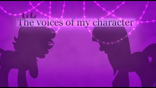 Голоса моих персонажей №1 ~The voices of my character~