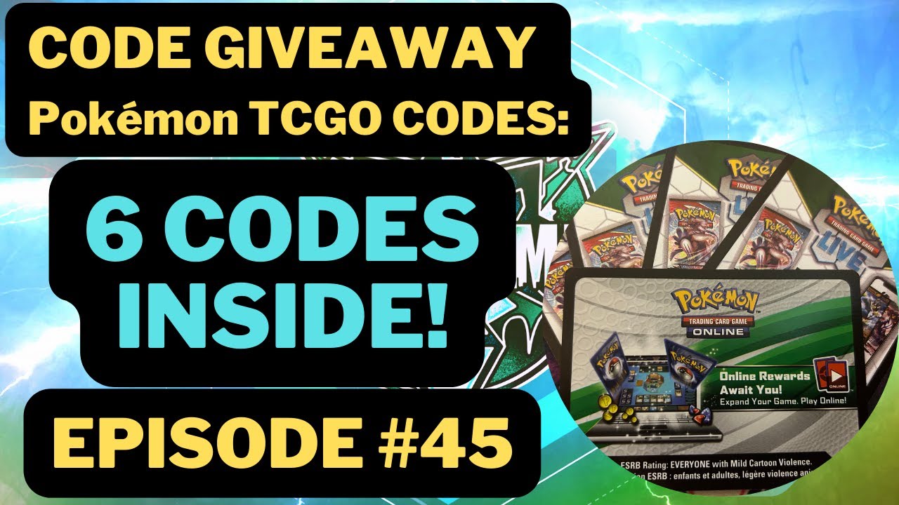 [E45] FREE Pokemon TCG Codes: 6 Booster Pack Giveaway 