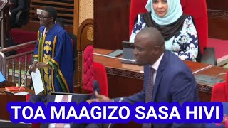 MRISHO GAMBO AFICHUA MADUDU BUNGENI, SPIKA DKT. TULIA AMBANANISHA NAIBU WAZIRI