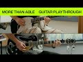 More than able  official electric guitar playthrough  elevation worship