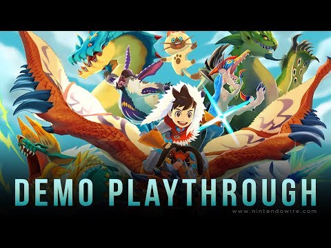 Monster Hunter Stories | English Demo Playthrough (3DS)