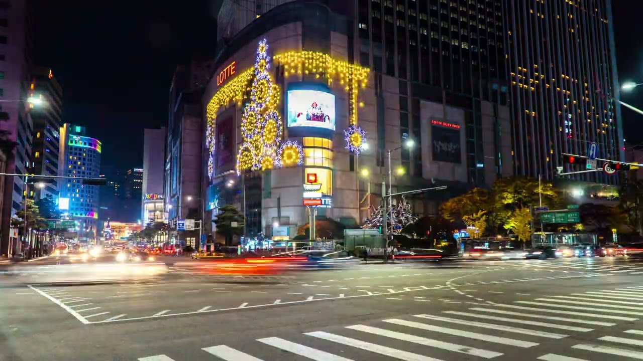 Timelapse City - Background Animated 4K