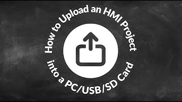 How to Upload an HMI Project into a PC/USB/SD Card (Weintek EasyBuilder Pro)