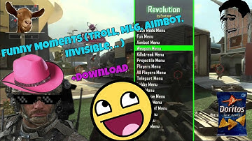 ✖[BO2] Mega Troll ( MLG , Fail, mod menu, Invisible, aimbot, ...) ✖