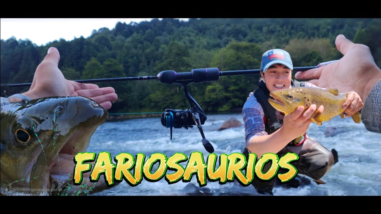 PESCA UL AL EXTREMO. Probando nuevo equipo de pesca para truchas Pioner Black Widow y carrete 800.