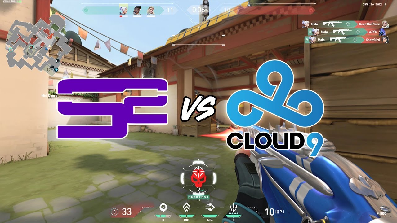 Mala vs Cloud 9 (Valorant Highlights)