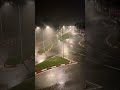 A peaceful rainy night in the city