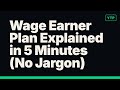 Wage Earner Plan Explained in 5 Minutes (No Jargon)