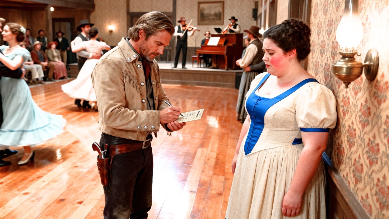 Obese Girl's Dance Card Stayed Empty All Night—Until Wealthy Mountainman Wrote His Name Every Line