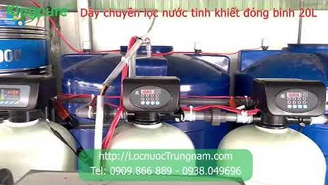 Quy trình để mở xưởng sản xuất nước uống đóng bình đóng chai đạt chuẩn