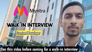 Hiring in Myntra 2025 🥳| Front-end Developer| Infoedge | IT & Non-IT Walk-in Drive | Gurugram, Noida