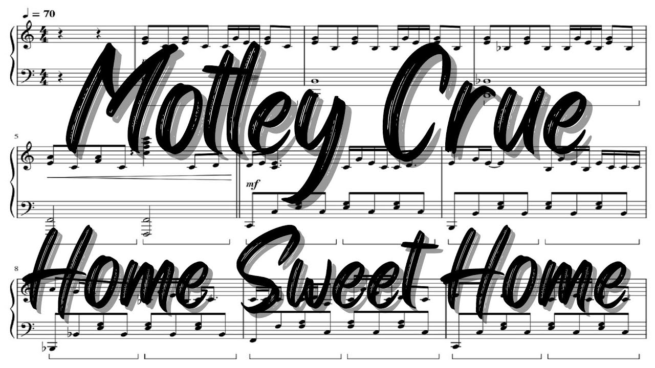 Home Sweet Home Motley Crue Video Score YouTube