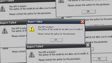 ANTI IMPORT! TUTORIAL LOCK DFF MOD GTA SA DENGAN ZMODLER2