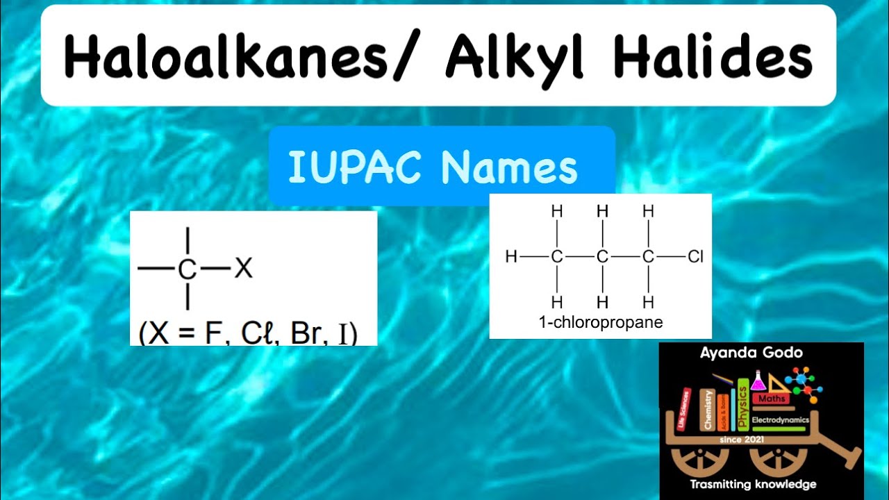 Grade 12| IUPAC Names of Haloalkanes/ Alkyl Halides Examples - YouTube