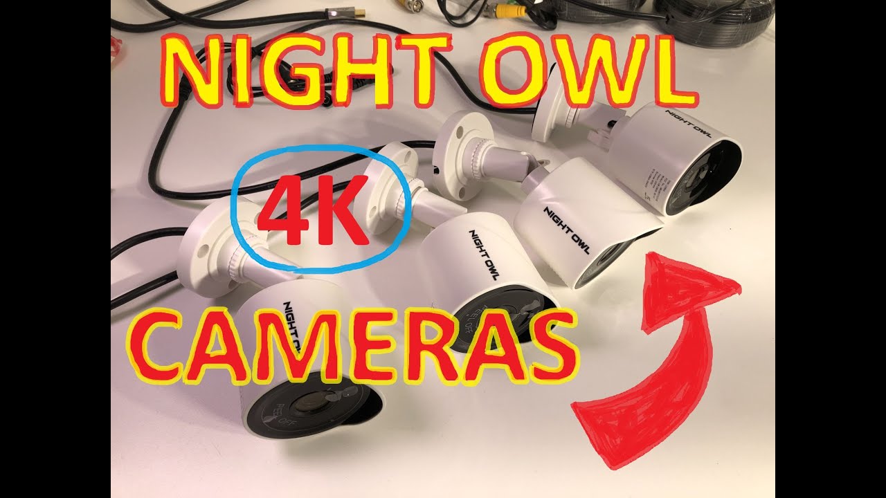  Night Owl 8-Channel 4K 2TB DVR Security Camera System with 4 Spotlight Wired Cameras unboxing