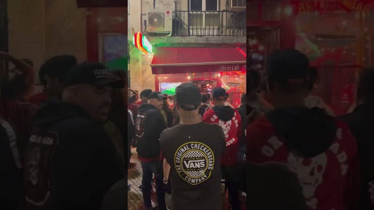 The British Bar.  Lisbon, Portugal.