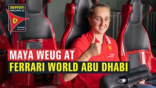 Ferrari World Abu Dhabi | Maya Weug takes over Ferrari World Abu Dhabi