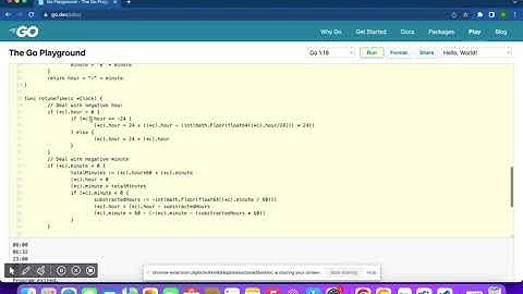 [Golang] Implement the clock that handle time