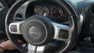 How to Change Speedometer Brightness Level in JEEP COMPASS I ( 2007 – 2015 ) - Adjust Brightness