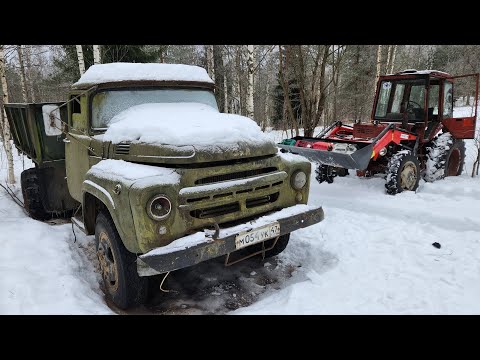 Видео: Зил-130 на арочных колесах! Выехать из леса любой ценой!